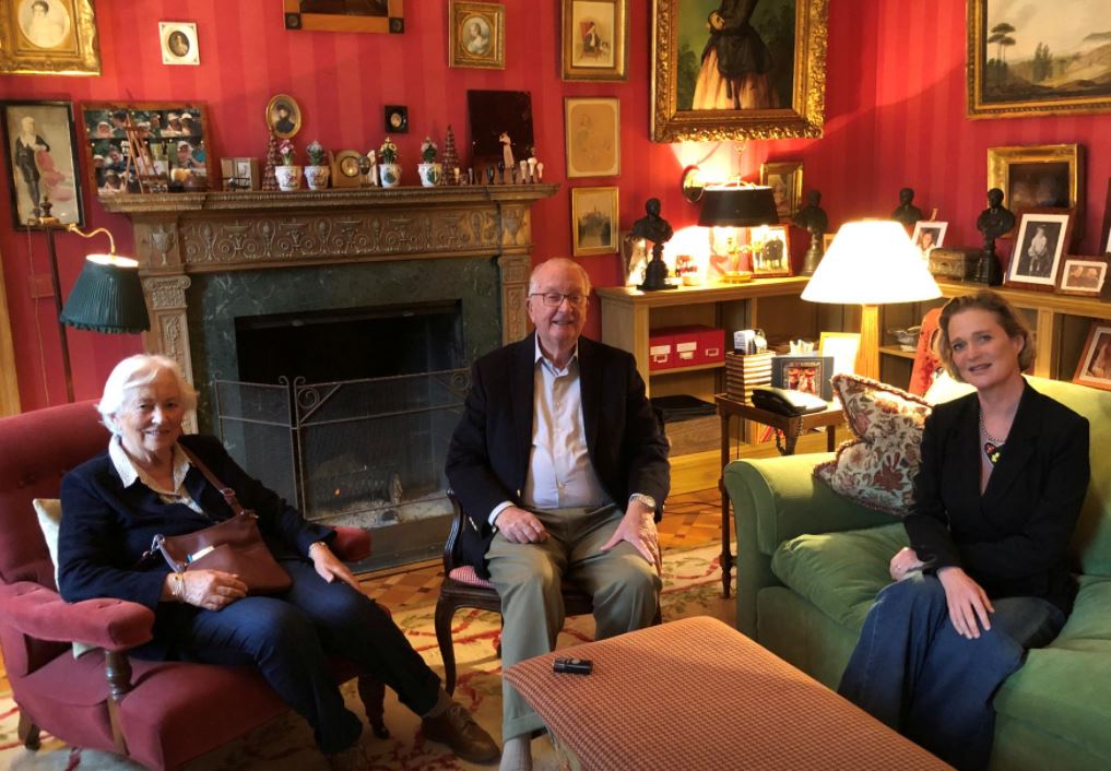 Celebs: Belgium's former King meets estranged daughter for first time